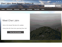 Tablet Screenshot of cherijahn.com